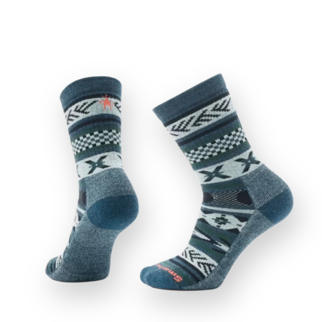 SMARTWOOL - EVERYDAY COZY CABIN GAMES CREW SOCK IN TWILIGHT BLUE