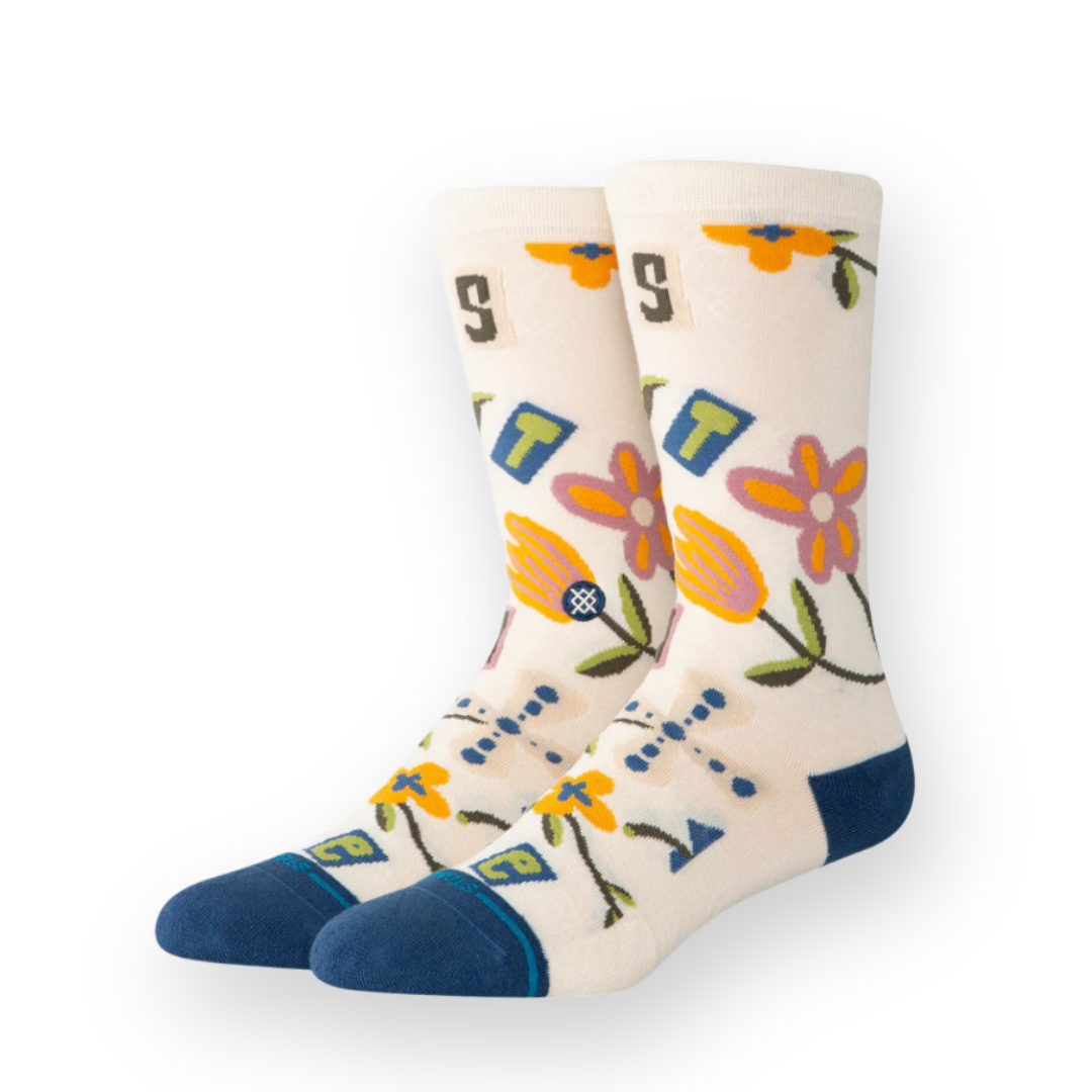 STANCE - HARVEST CREW SOCK IN CANVAS