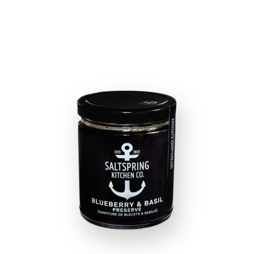 SALT SPRING KITCHEN - BLUEBERRY & BASIL PRESERVE - 270ML