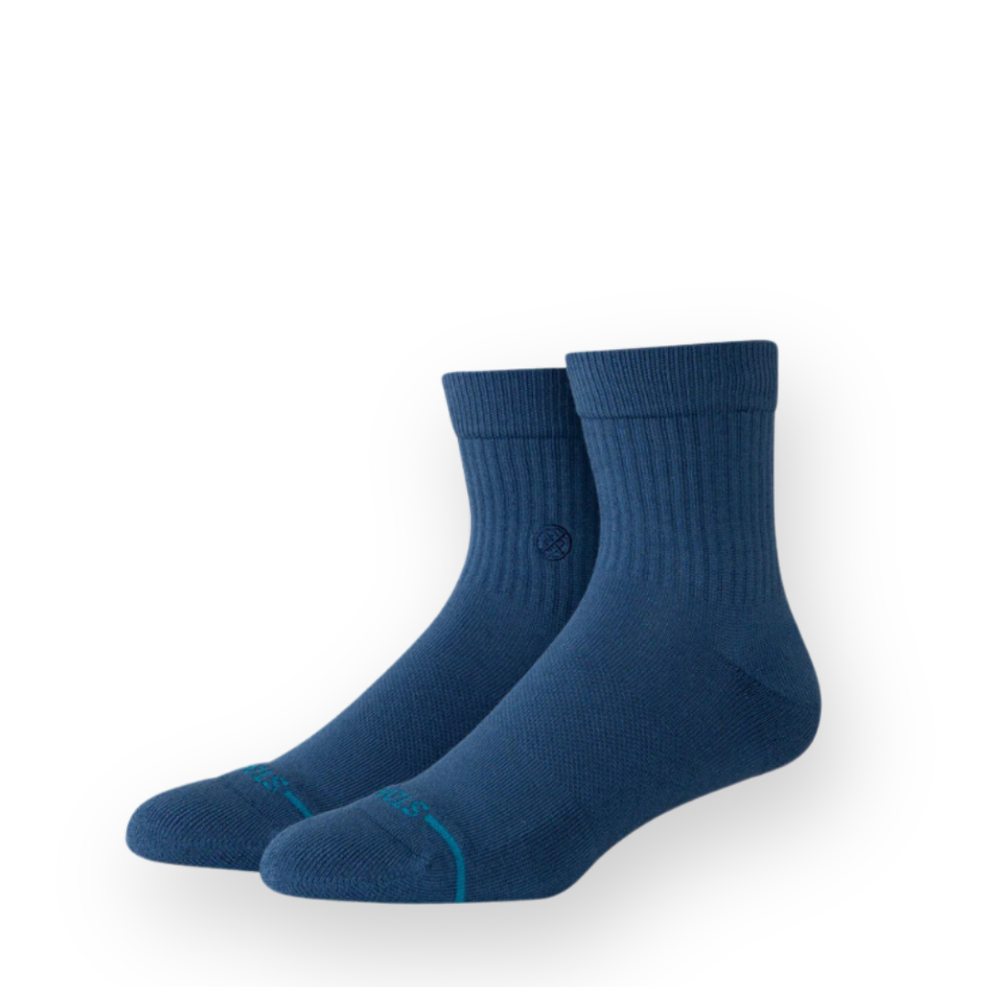 STANCE - ICON QUARTER CREW SOCK IN DARK ROYAL