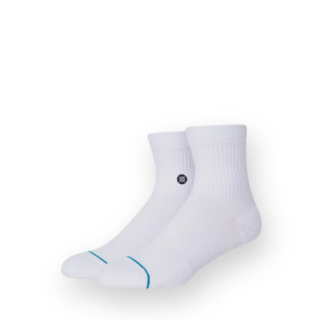 STANCE - ICON QUARTER SOCK IN WHITE