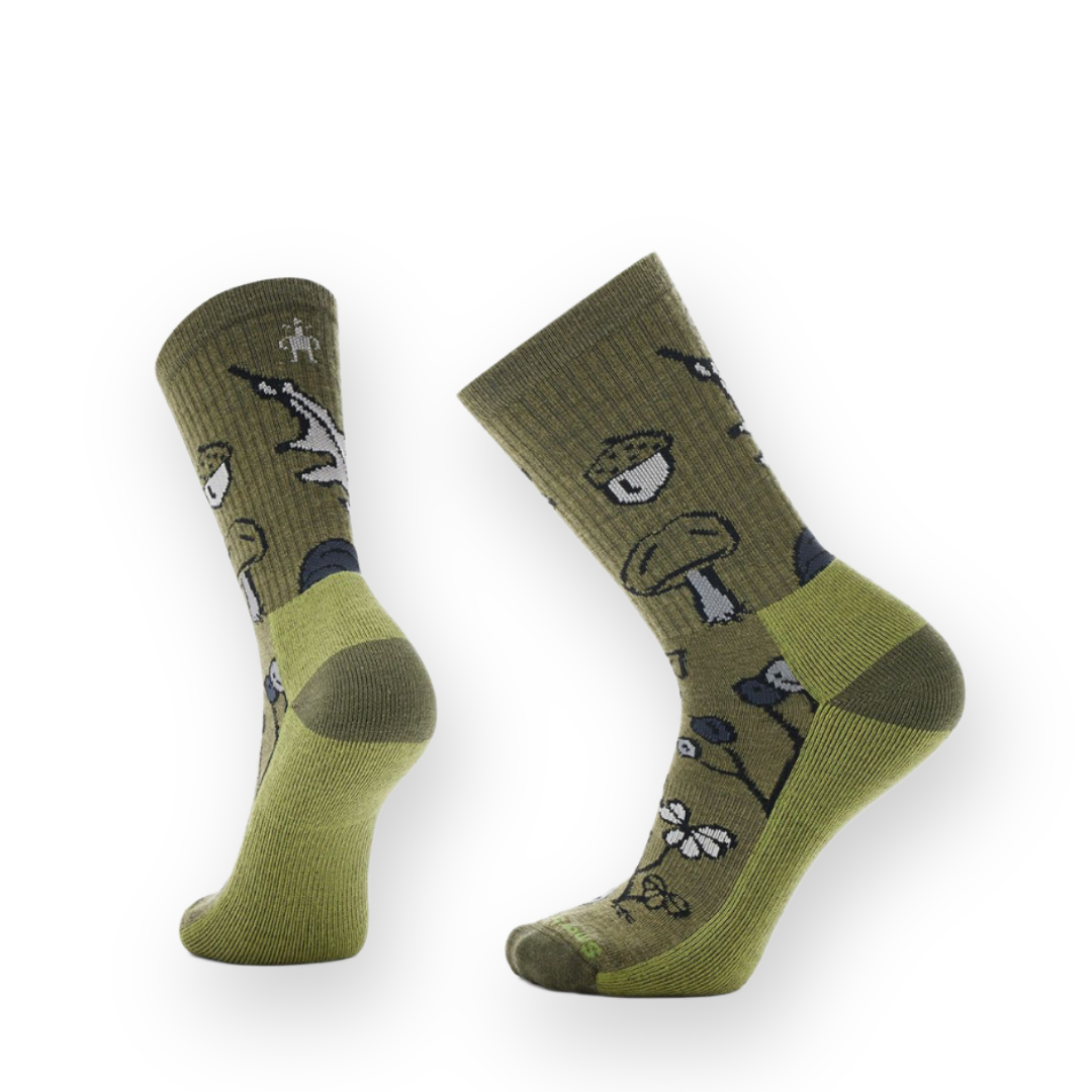 SMARTWOOL - EVERYDAY FOREST LOOT CREW SOCK IN WINTER MOSS