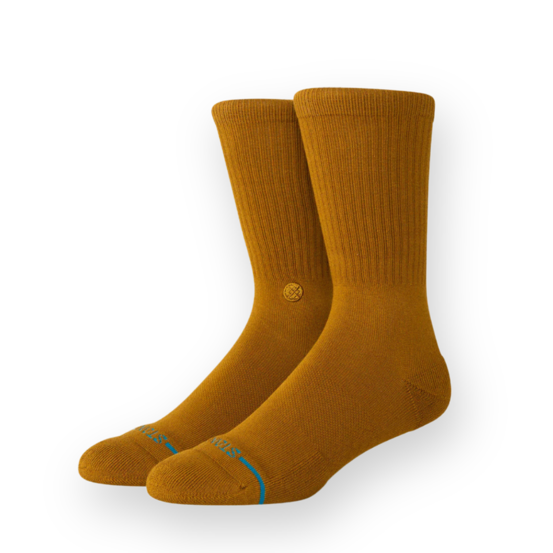 STANCE - ICON CREW SOCK IN GOLD CANVAS