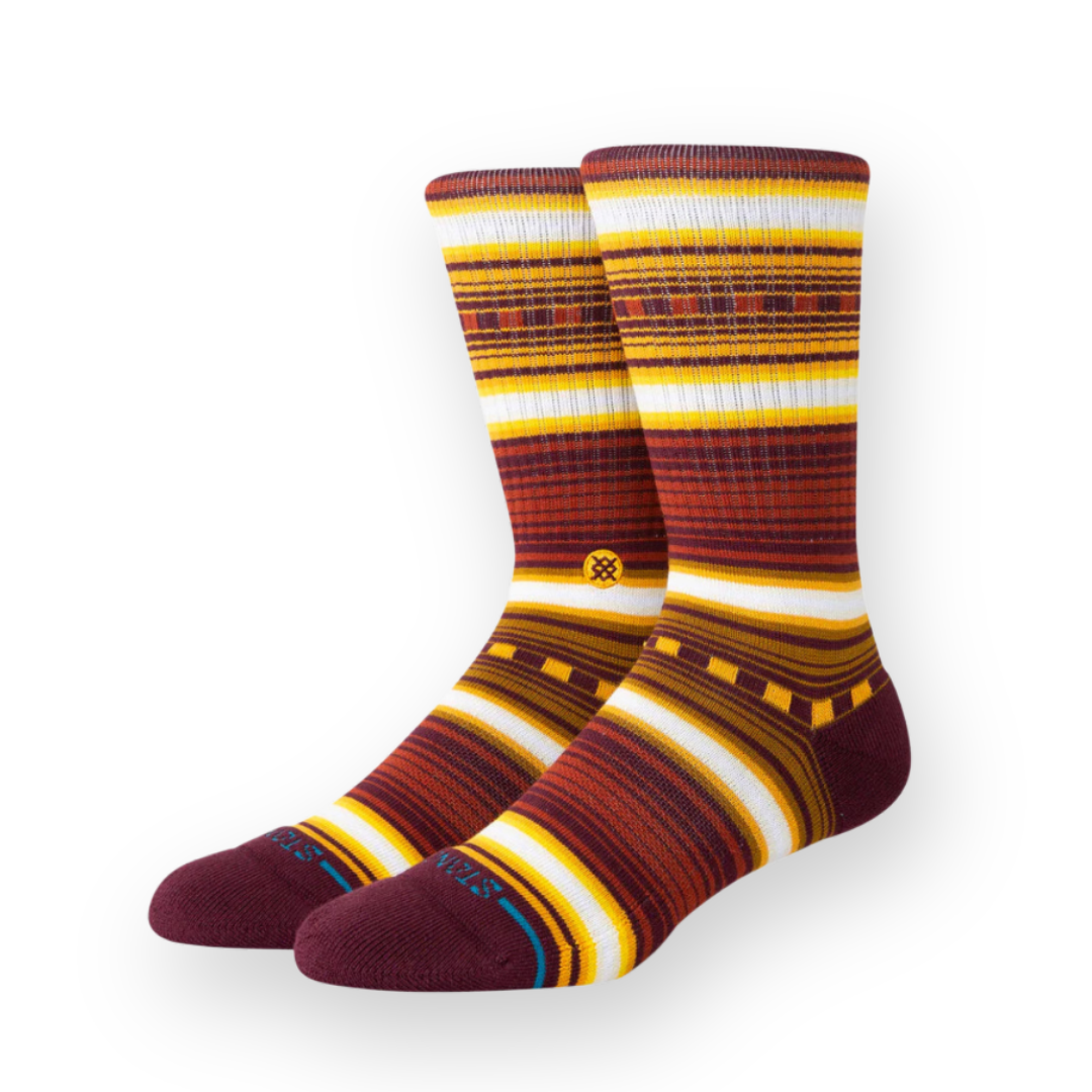 STANCE - WINDY PINE CREW SOCK IN RUST