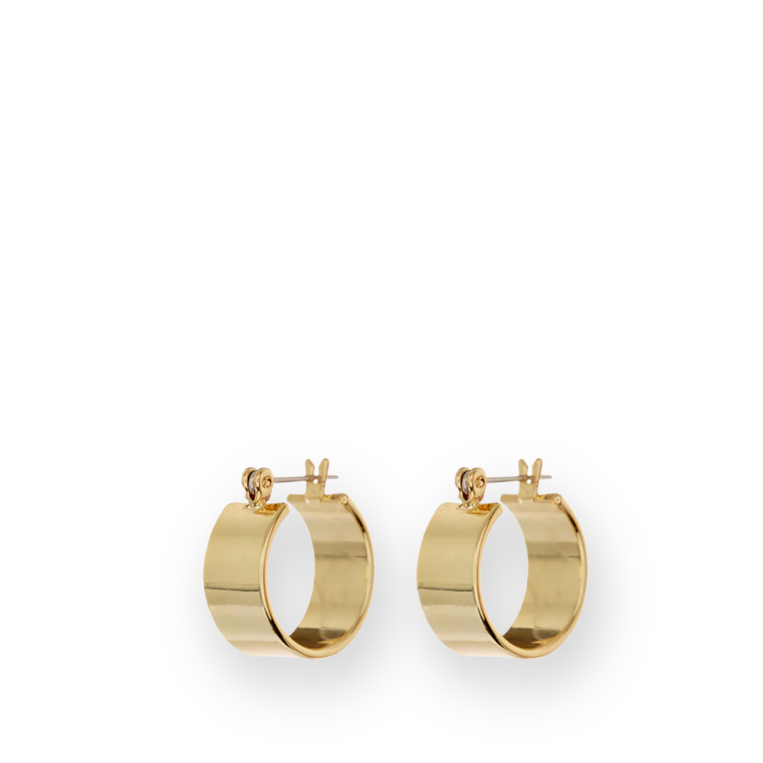 LUV AJ - POSITANO HOOPS IN GOLD