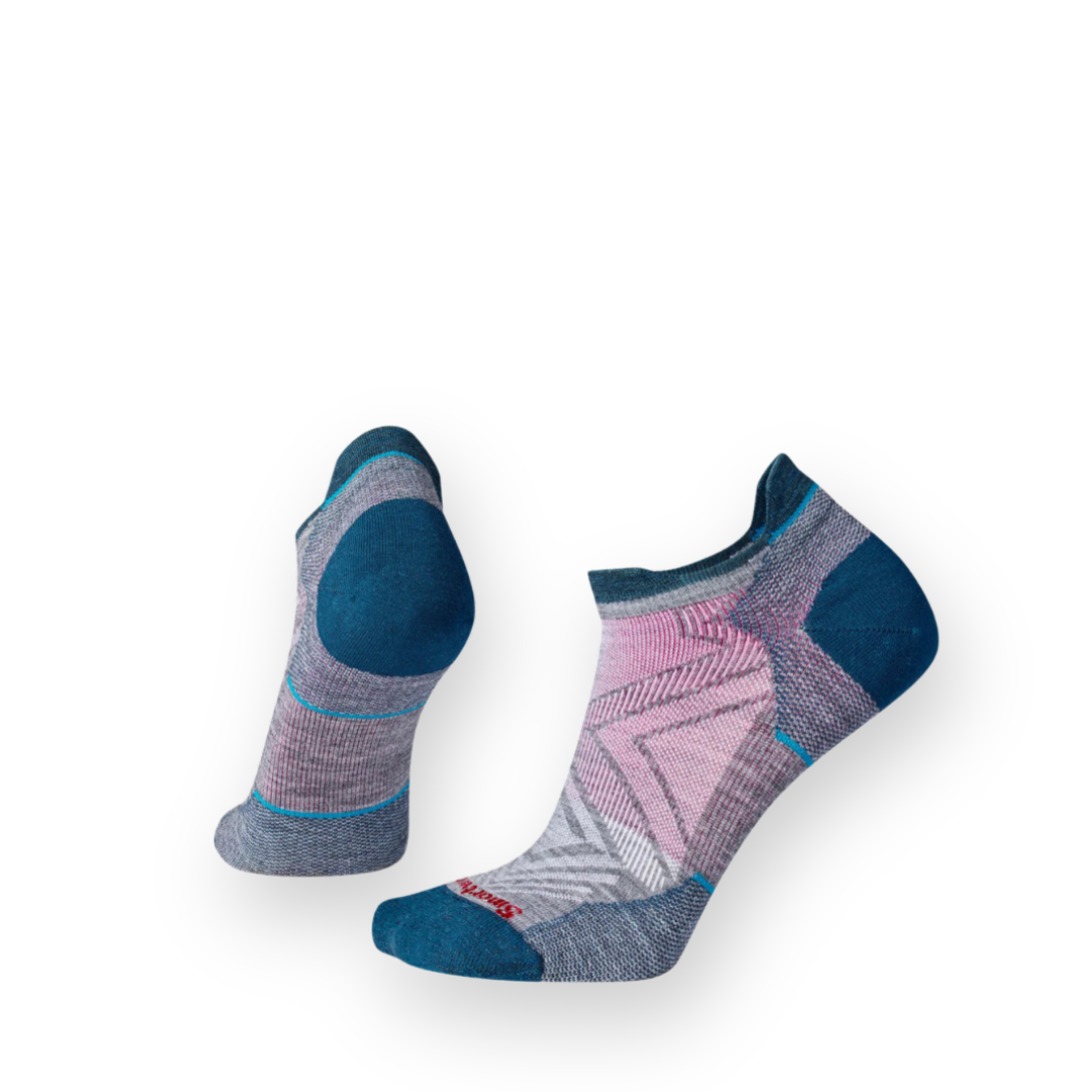 SMARTWOOL - WOMEN'S RUN ZERO CUSHION LOW ANKLE SOCK IN MEDIUM GRAY