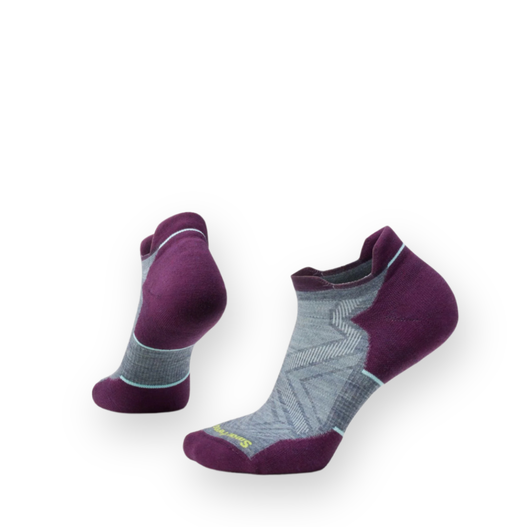 SMARTWOOL - WOMEN'S RUN TARGETED CUSHION LOW ANKLE SOCK IN PEWTER BLUE