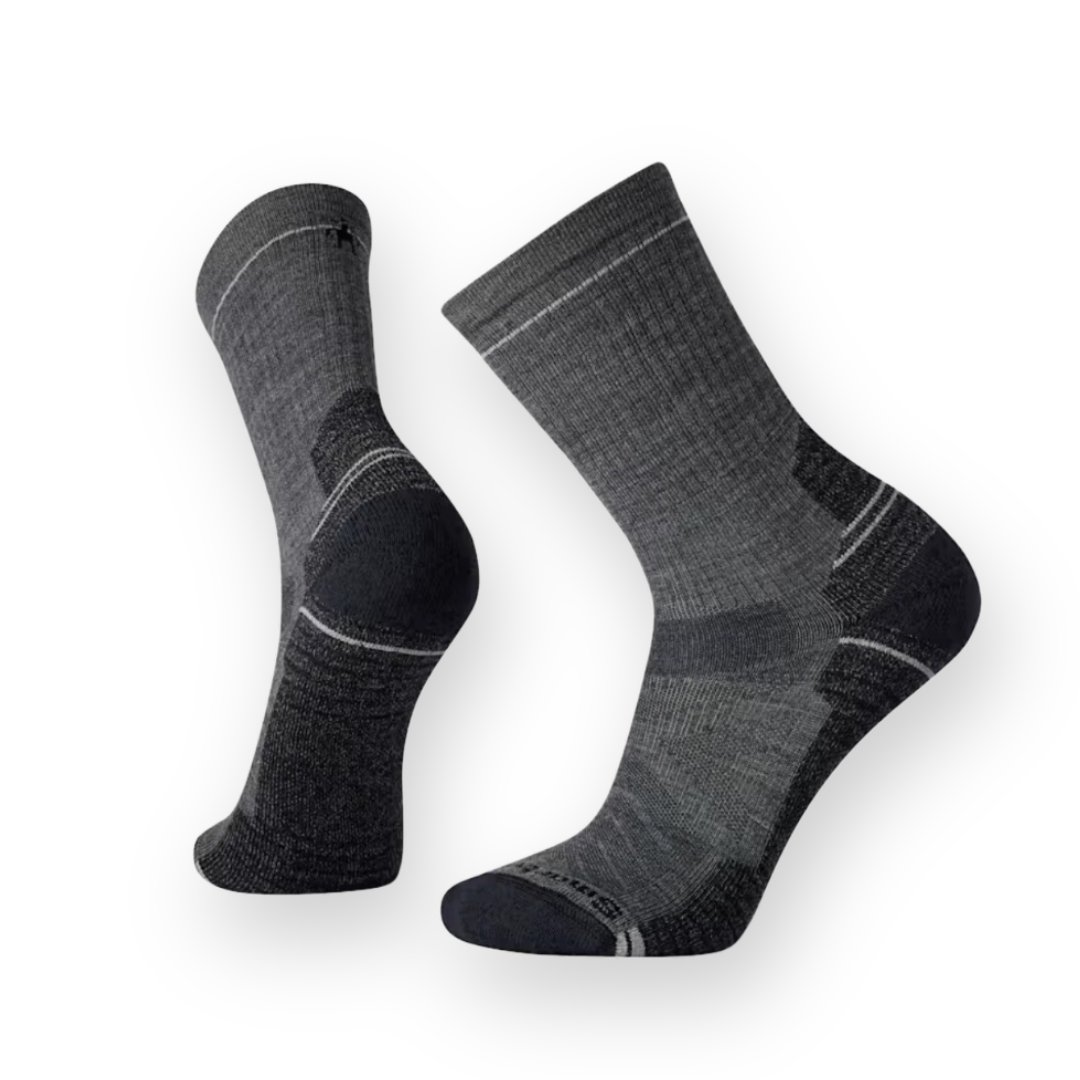 SMARTWOOL - HIKE LIGHT CUSHION CREW SOCK IN MEDIUM GRAY