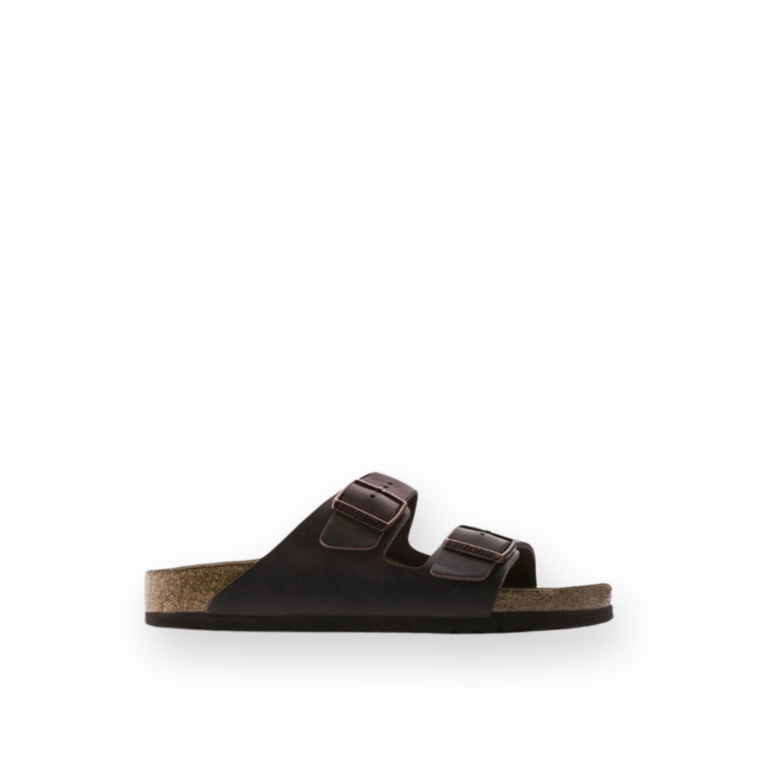 BIRKENSTOCK - ARIZONA SOFT FOOTBED SANDAL IN HABANA LEATHER