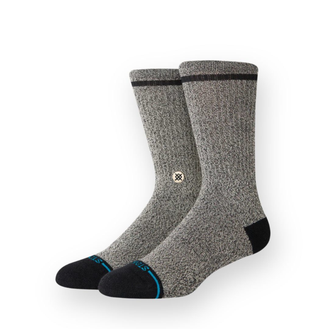 STANCE - RICHARD CREW SOCK IN BLACK