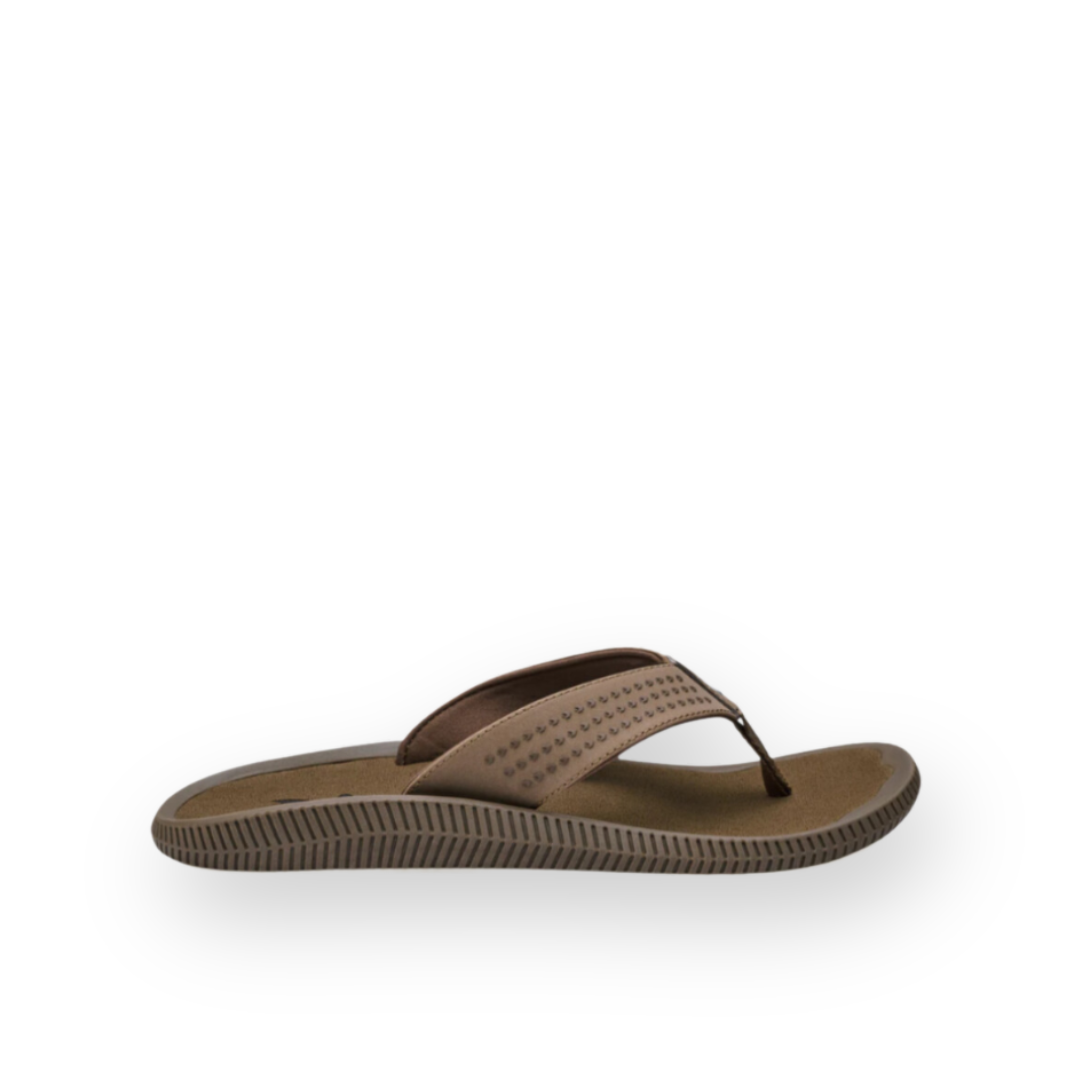 OLUKAI - ULELE THONG SANDAL IN MUSTANG TEXTILE