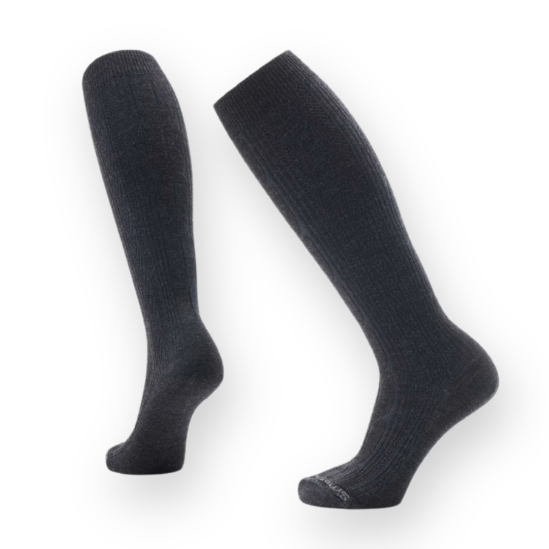 SMARTWOOL - EVERYDAY CABLE KNEE HIGH SOCK IN CHARCOAL