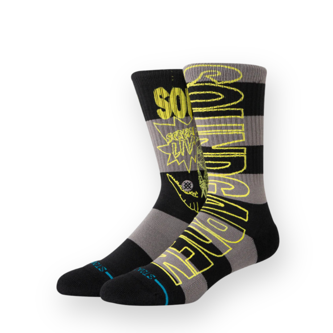 STANCE - SOUNDGARDEN CREW SOCK IN BLACK