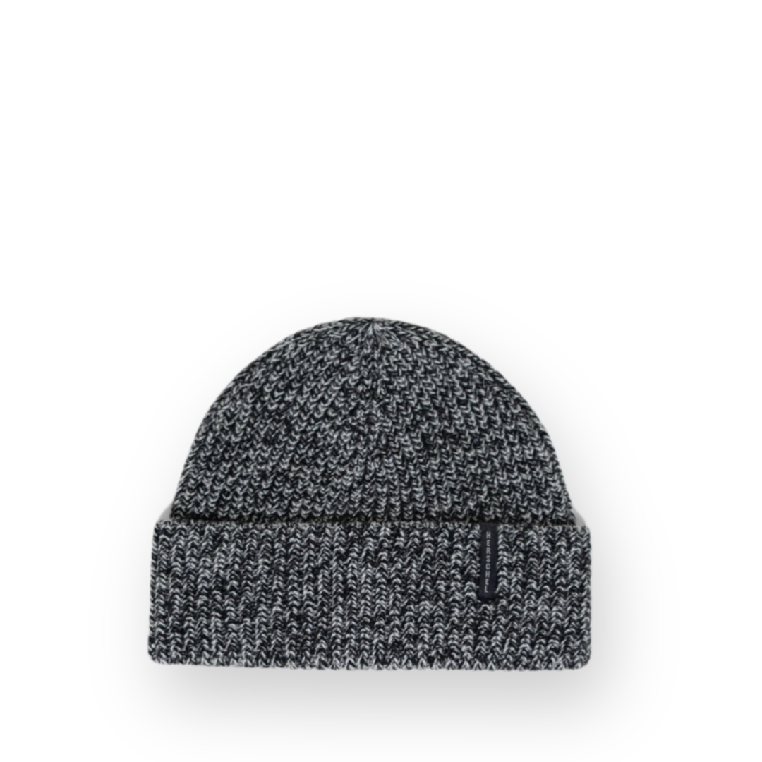 HERSCHEL - WATCH CAP VERTICAL ID BEANIE IN HEATHER BLACK