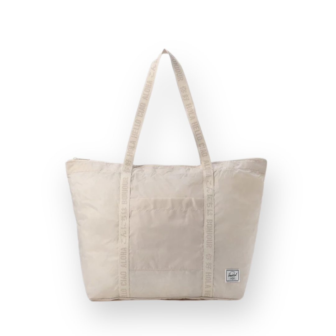 HERSCHEL - PORTLAND PACKABLE TOTE IN MOONBEAM