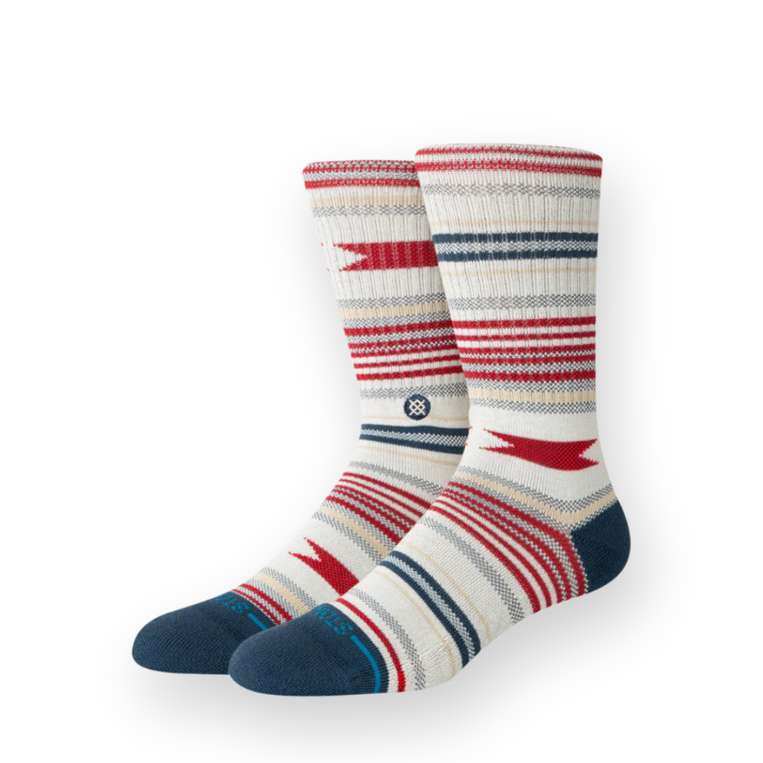 STANCE - VISTA CRUZ CREW SOCK IN VINTAGE WHITE