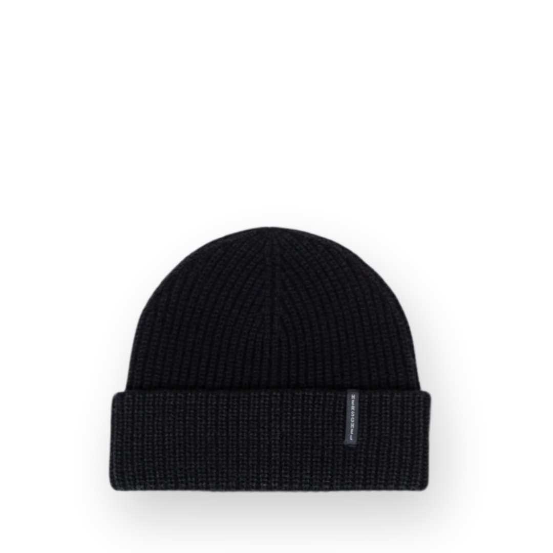 HERSCHEL - WATCH CAP VERTICAL ID BEANIE IN BLACK