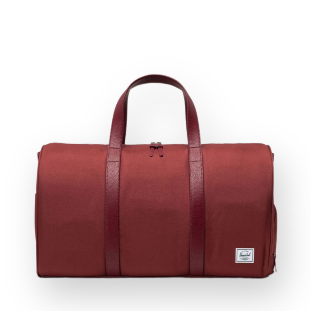 HERSCHEL - NOVEL DUFFLE IN OXBLOOD RED QUILTED