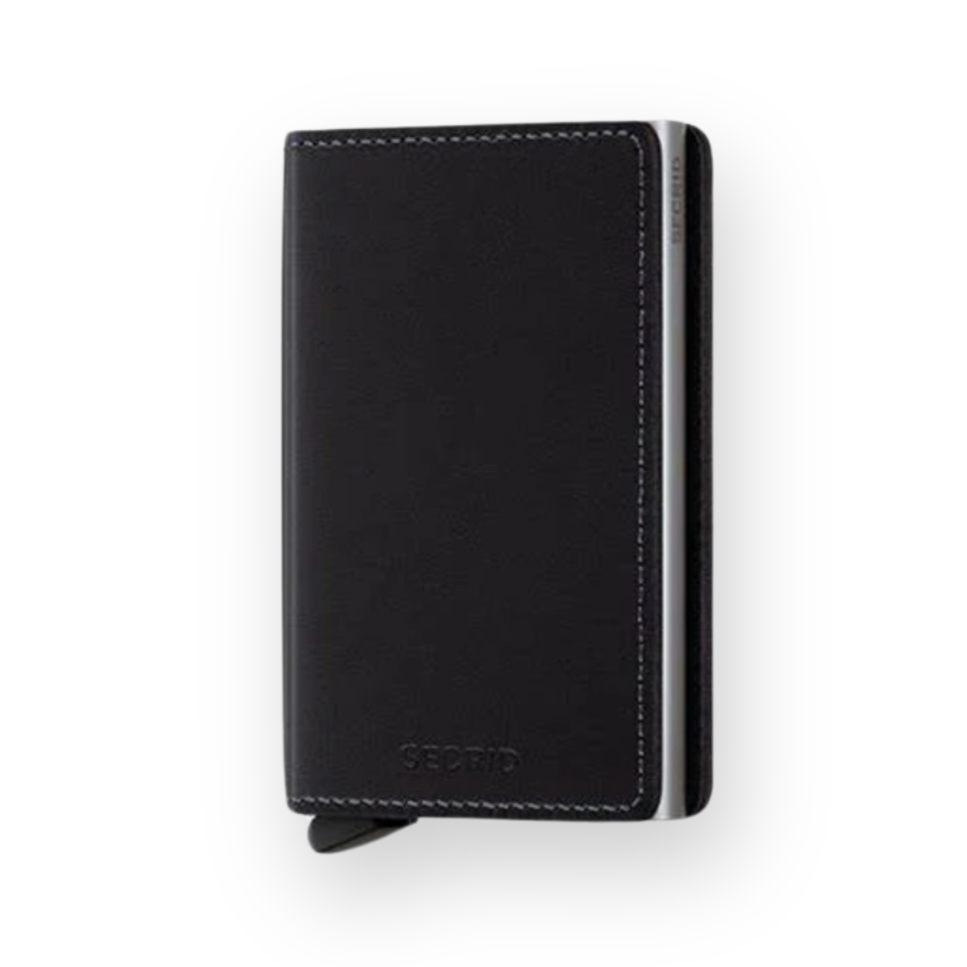 SECRID - SLIMWALLET IN ORIGINAL BLACK LEATHER