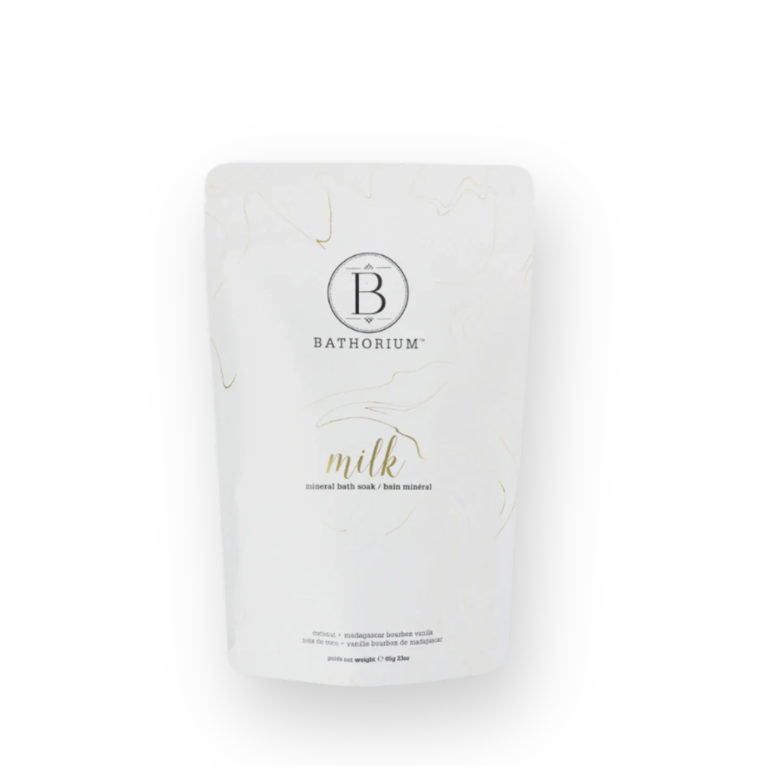 BATHORIUM - MINERAL BATH SOAK MILK IN COCONUT + VANILLA - 650G