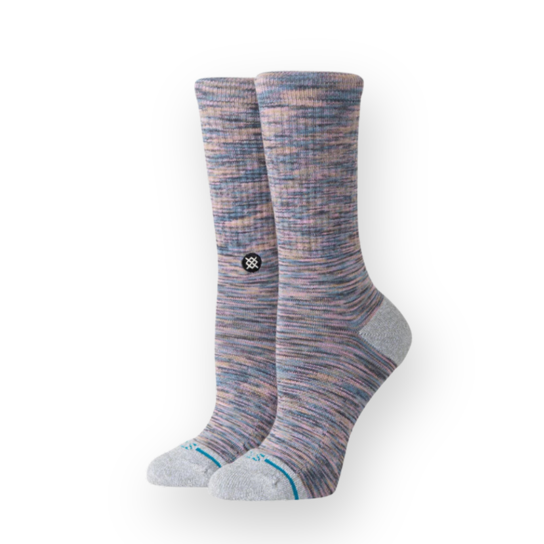 STANCE - WOMEN'S BLENDED CREW SOCK IN LILAC ICE