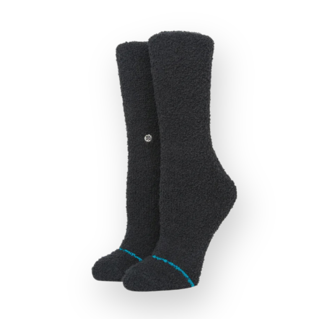 STANCE - WOMEN'S CUSHY CREW SOCK IN BLACK