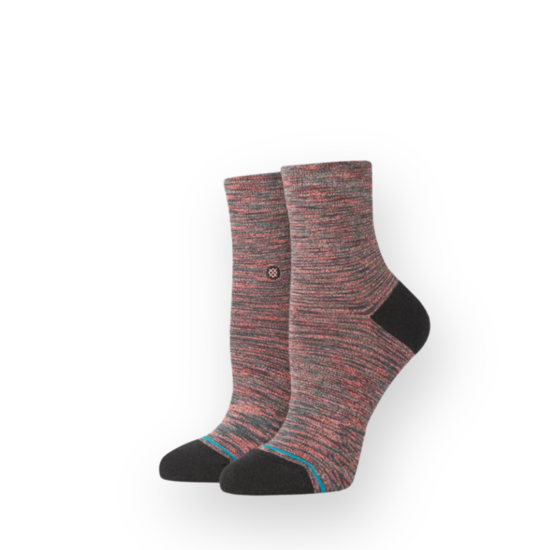 STANCE - WOMEN'S DUSK TO DAWN QUARTER SOCK IN BLACK