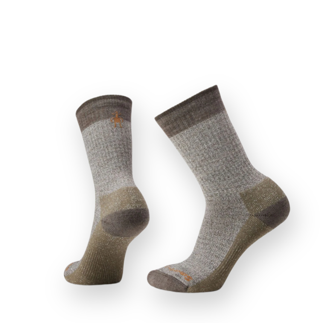 SMARTWOOL - EVERYDAY ROLLINSVILLE CREW SOCK IN TAUPE/NATURAL MARL