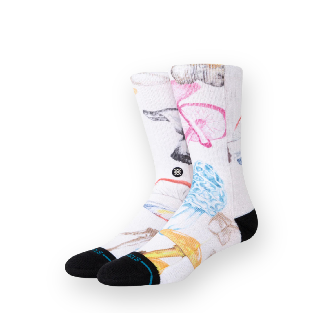 STANCE - WOMEN'S HUNT AND GATHER SOCK IN WHITE MULTI