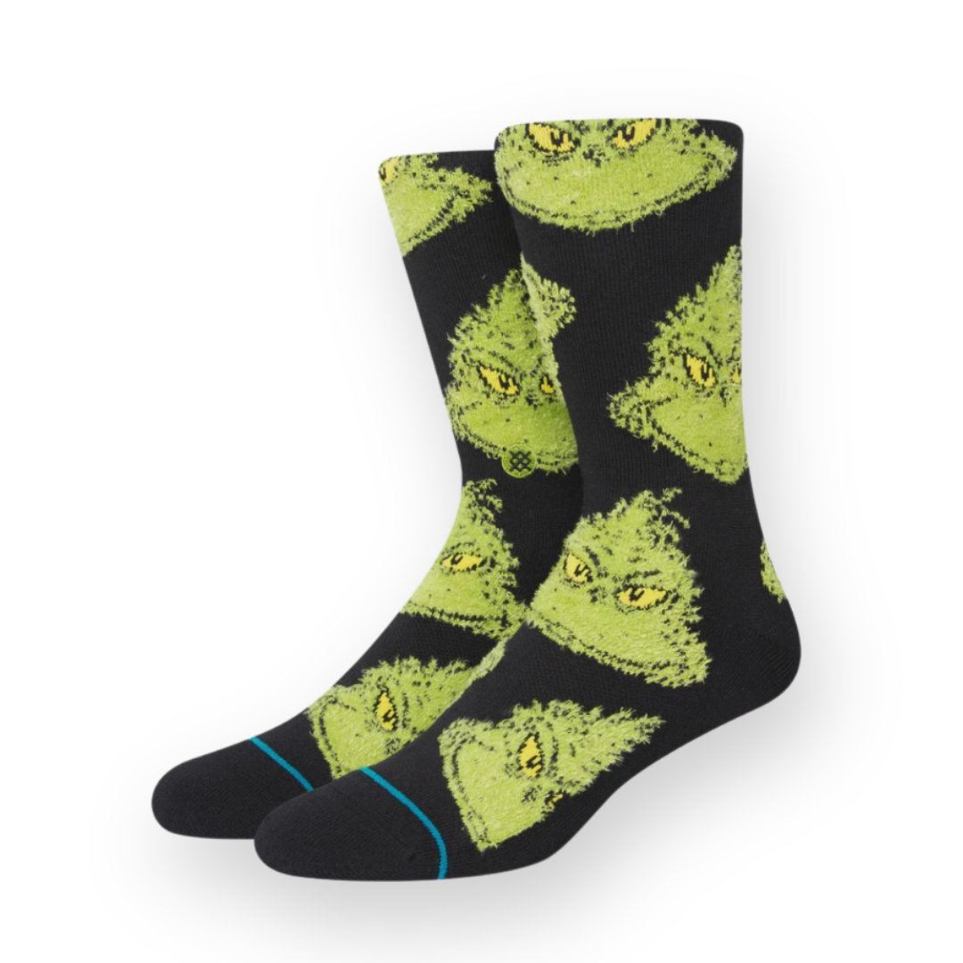 STANCE - MEAN ONE CREW SOCK IN BLACK