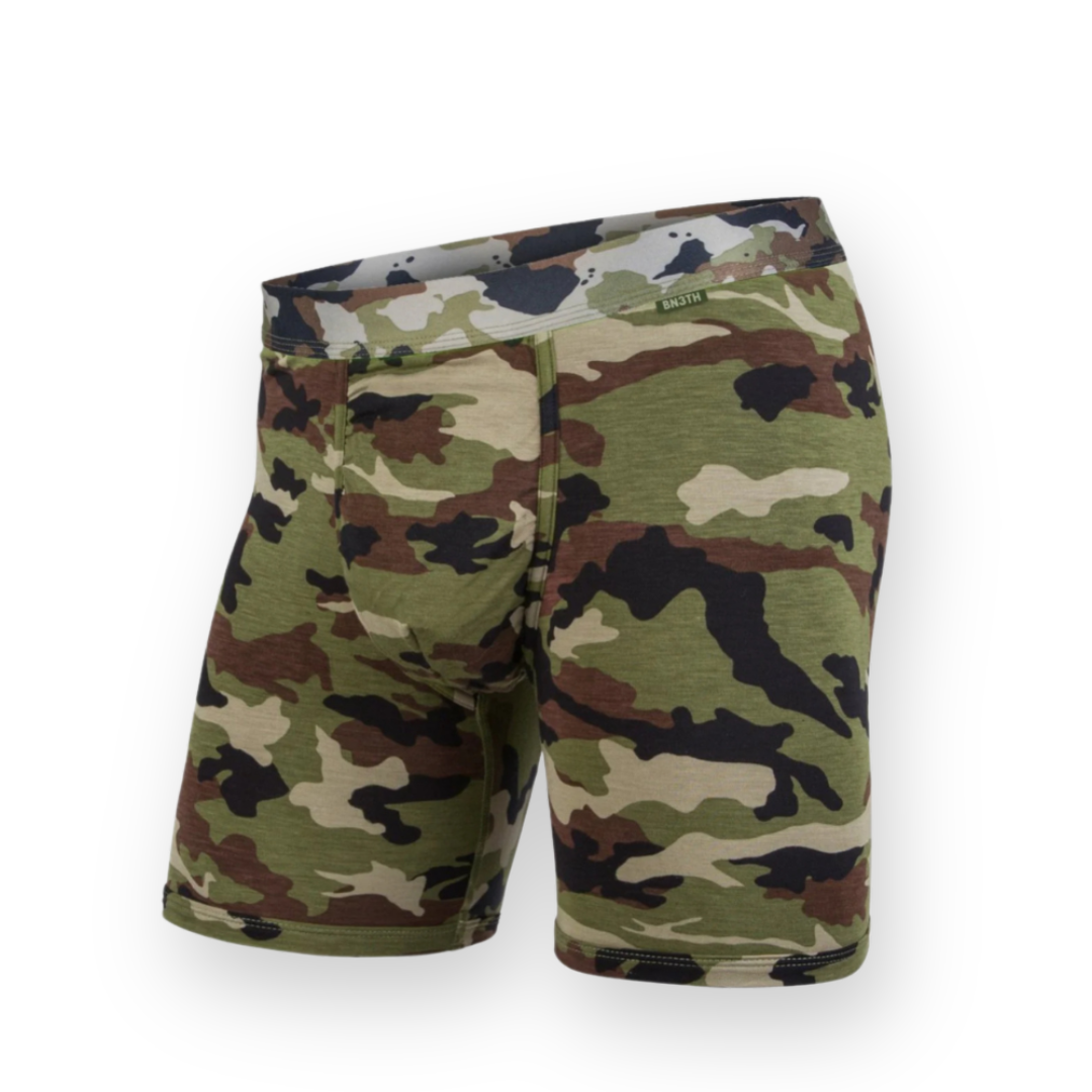 BN3TH - CLASSIC BOXER BRIEF PRINT IN CAMO - GREEN