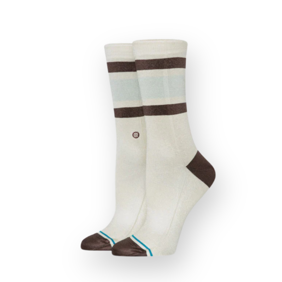 STANCE - WOMEN'S REAL SLICK BOYD CREW SOCK IN CREAM