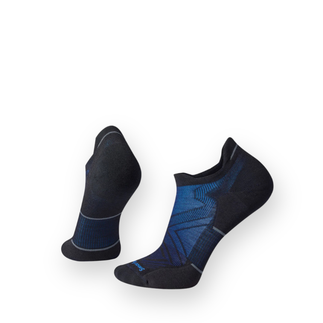 SMARTWOOL - RUN TARGETED CUSHION LOW ANKLE SOCK IN BLACK