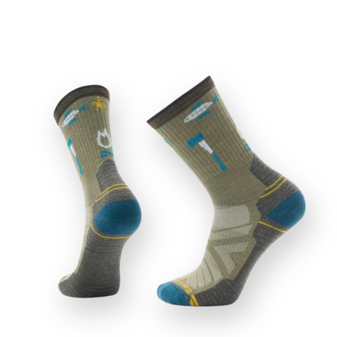 SMARTWOOL - HIKE CAMP GEAR CREW SOCK IN WINTER MOSS