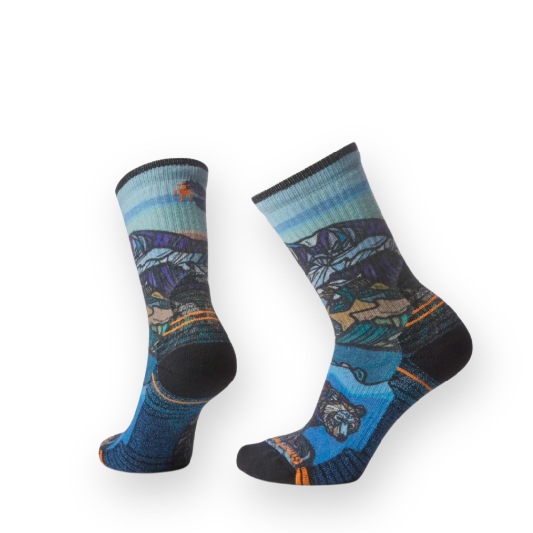 SMARTWOOL - WOMEN'S HIKE ICY RANGE PRINT CREW SOCK IN MULTI