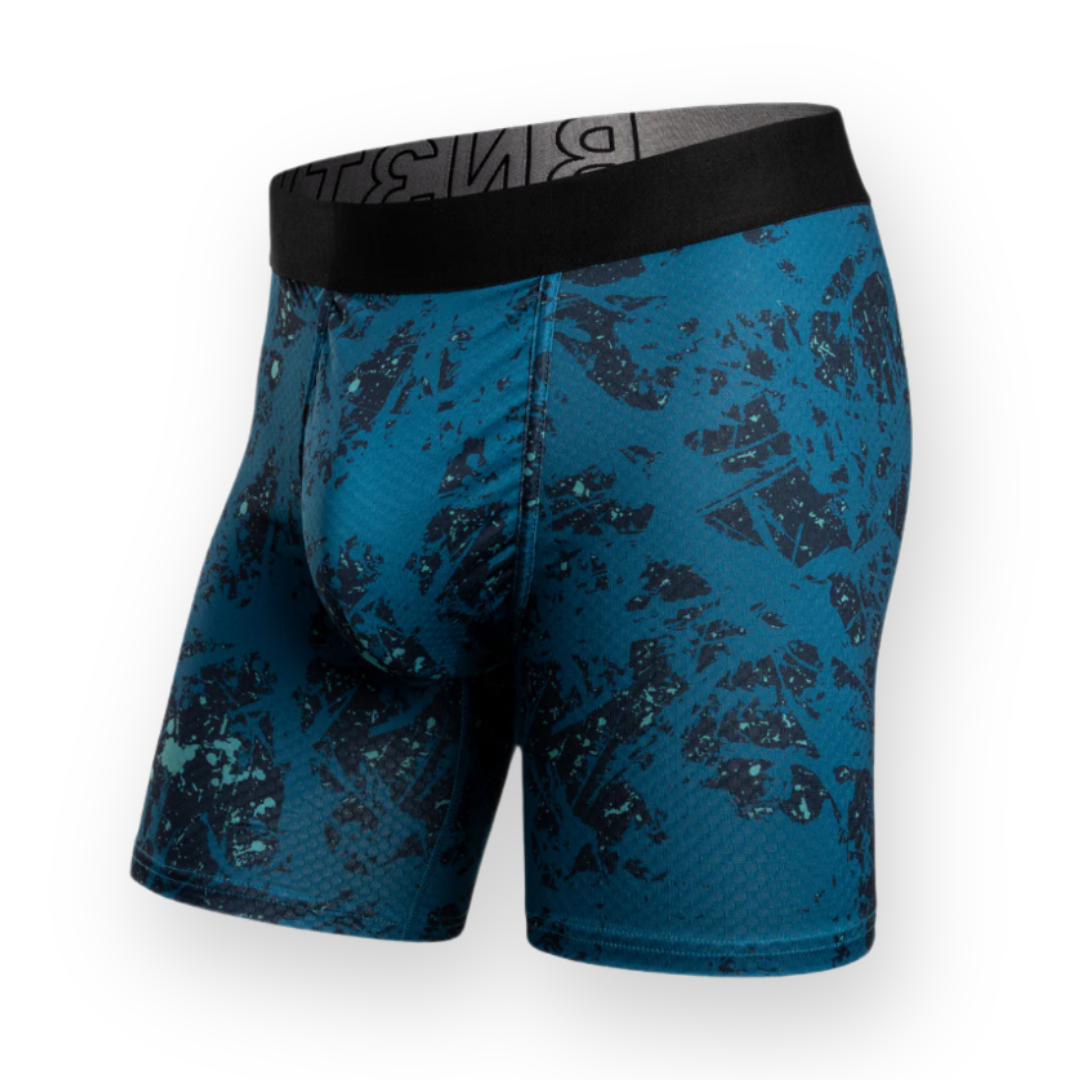 BN3TH - ENTOURAGE BOXER BRIEF PRINT IN ROCK FACE - LAGOON