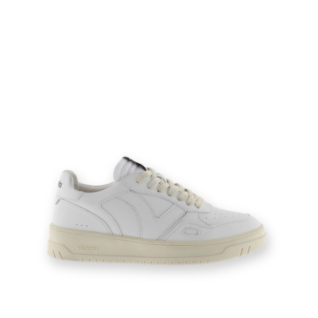 VICTORIA - SEUL TRAINER SNEAKER 1257100 IN WHITE SYNTHETIC LEATHER