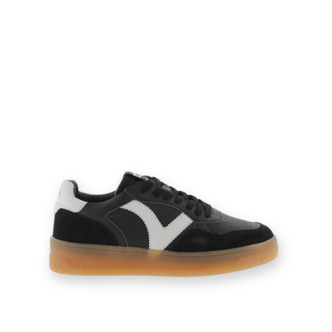 VICTORIA - SEUL TRAINER SNEAKER 1257126 IN NEGRO LEATHER