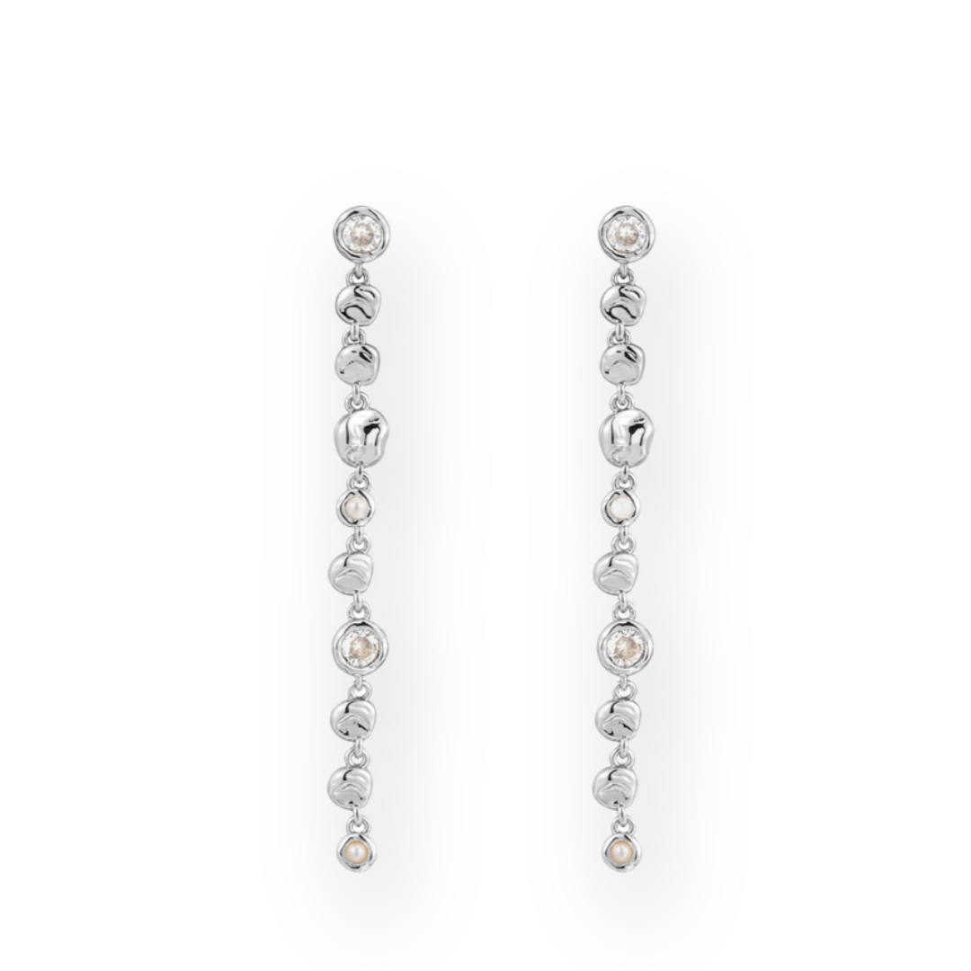 LUV AJ - ECLECTIC DROP STUDS IN SILVER