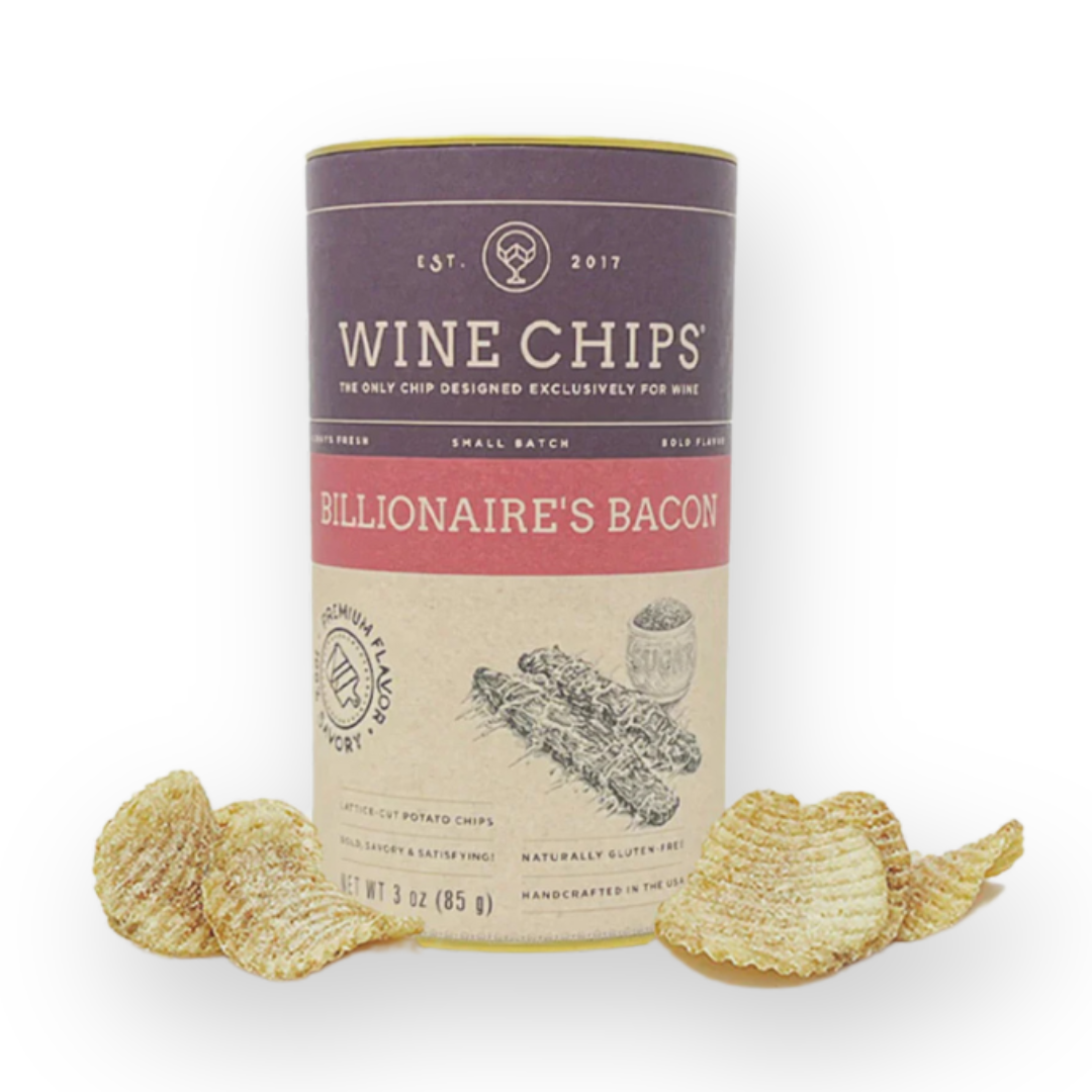 WINE CHIPS - WINE CHIPS IN BILLIONAIRE'S BACON