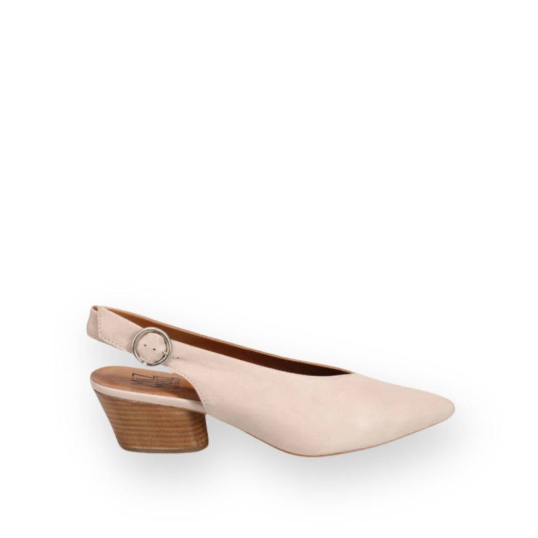 MIZ MOOZ - HEIDI SLINGBACK PUMP IN CREAM LEATHER