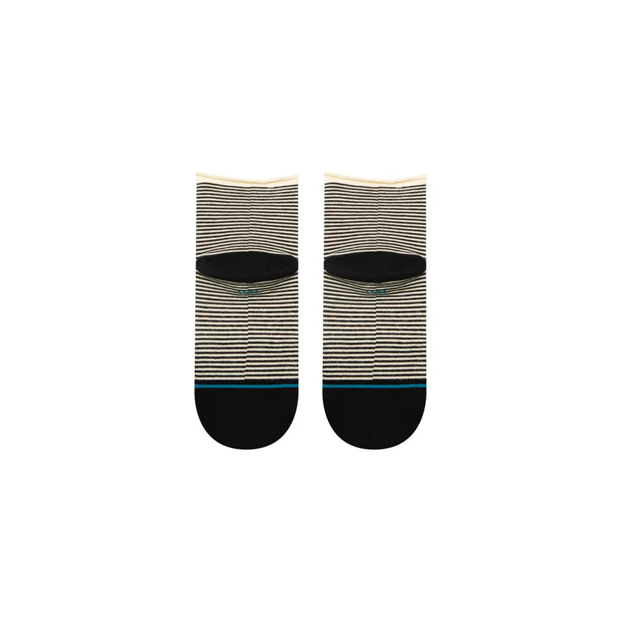 STANCE - SKELTER QUARTER SOCK IN BLACK