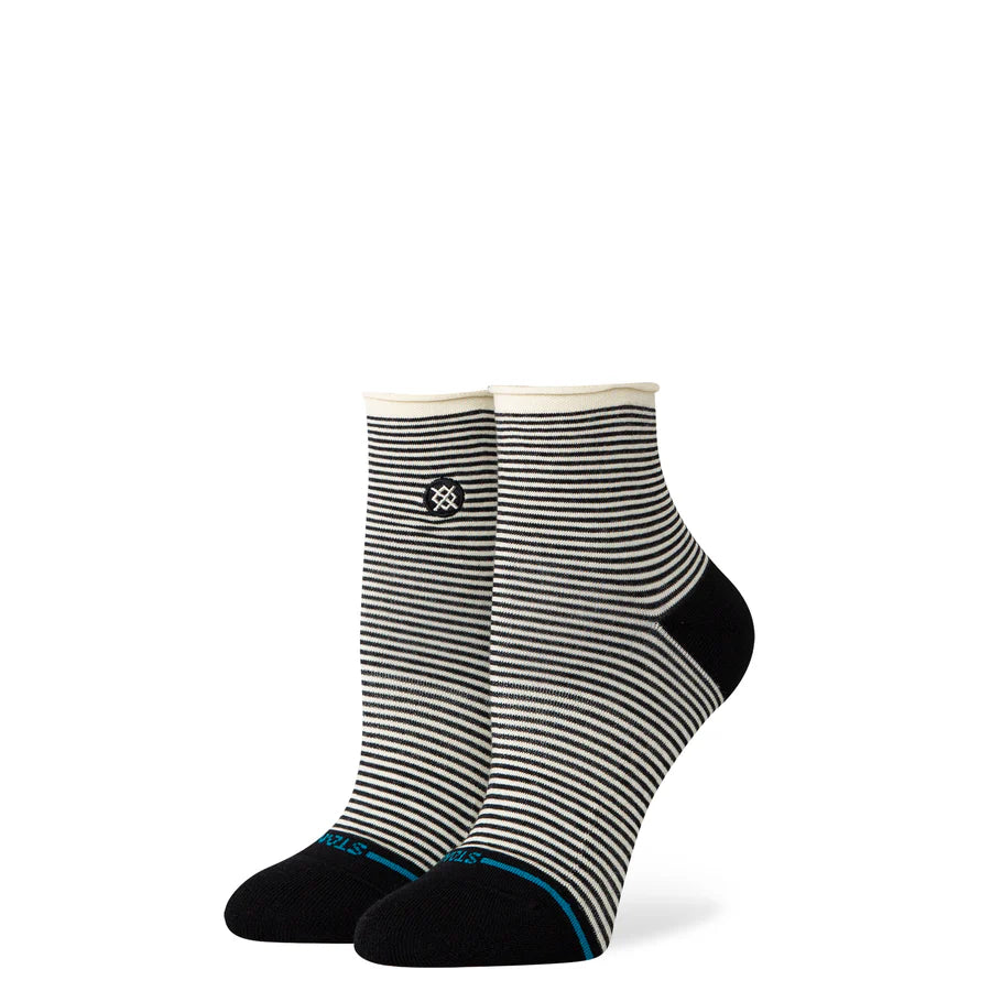 STANCE - SKELTER QUARTER SOCK IN BLACK