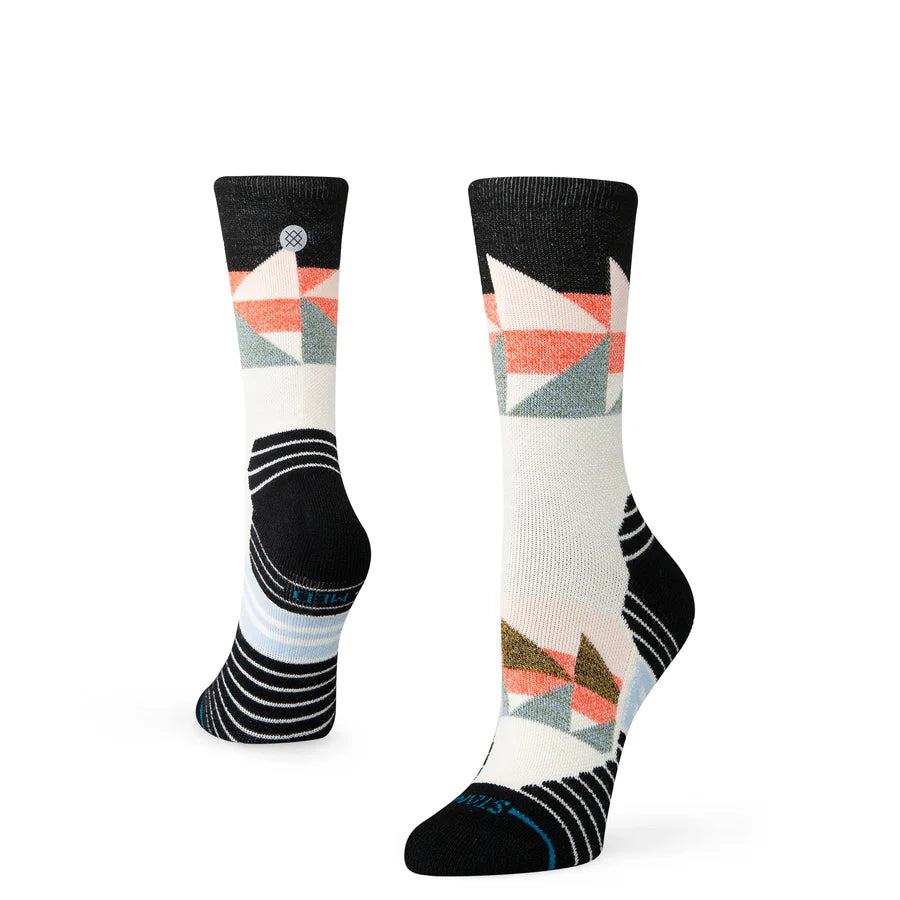 STANCE - TRI WOOL MID CREW SOCK IN BLACK