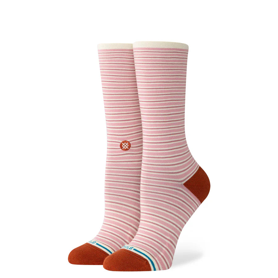 STANCE - FORTUNE CREW SOCK IN DUSTY ROSE