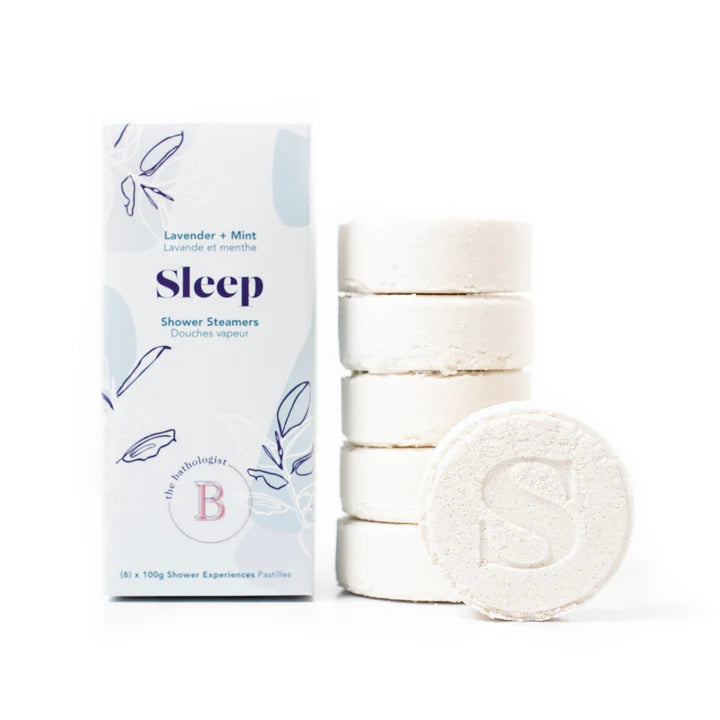 BATHORIUM - THE BATHOLOGIST SLEEP SHOWER STEAMER PACK IN LAVENDER + MINT