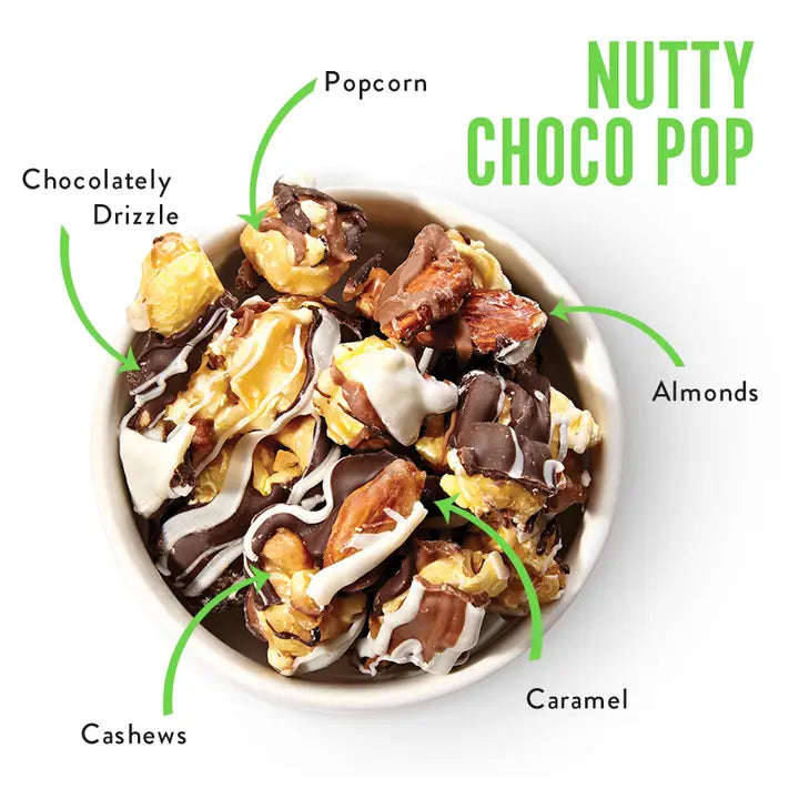 FUNKY CHUNKY - GOURMET POPCORN IN NUTTY CHOCO POP - 5OZ