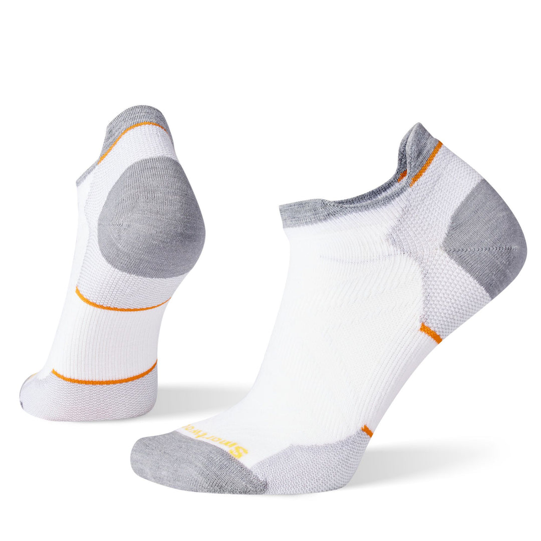 SMARTWOOL - W RUN ZERO CUSHION LOW ANKLE SOCK IN WHITE