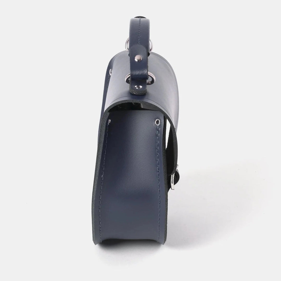 CAMBRIDGE SATCHEL - THE ISLA BAG IN NAVY LEATHER