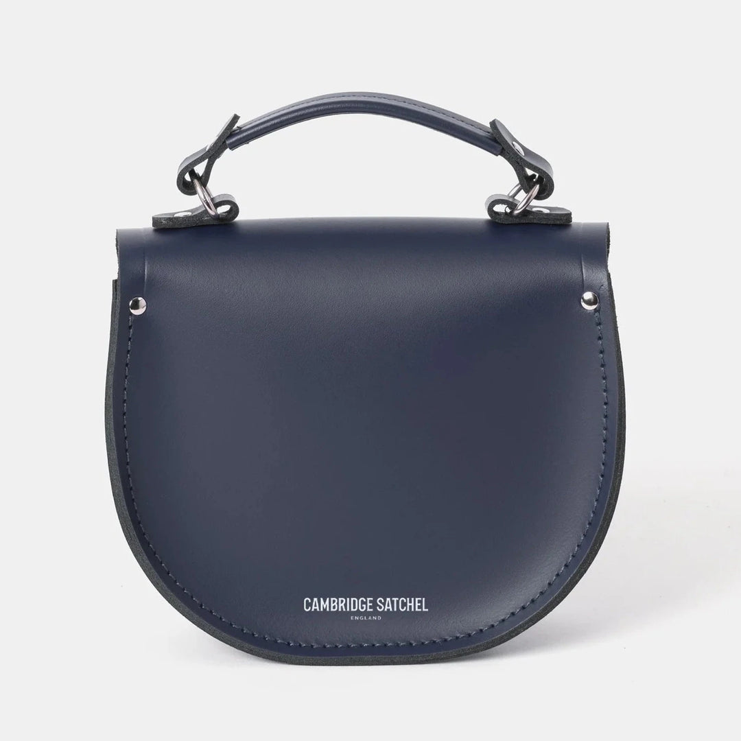 CAMBRIDGE SATCHEL - THE ISLA BAG IN NAVY LEATHER